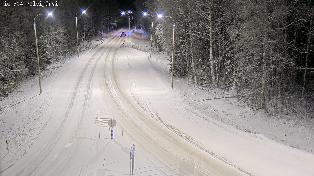 Kelikamerat Kuva Tie 504 Polvijärvi, Polvijärvi, Pohjois-Karjala