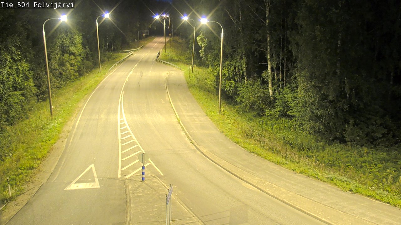 Kelikamerat Kuva Tie 504 Polvijärvi, Polvijärvi, Pohjois-Karjala