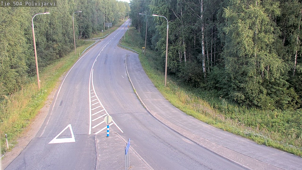 Kelikamerat Kuva Tie 504 Polvijärvi, Polvijärvi, Pohjois-Karjala