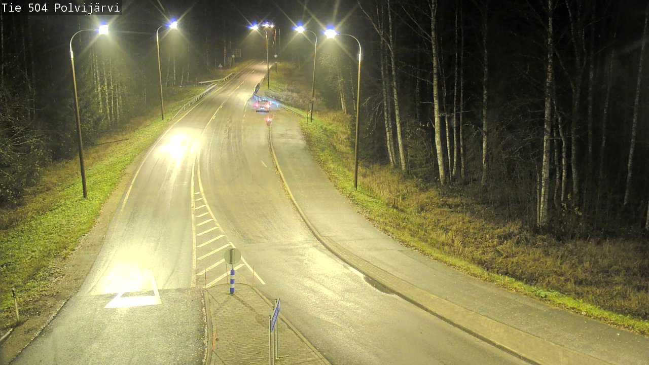 Kelikamerat Kuva Tie 504 Polvijärvi, Polvijärvi, Pohjois-Karjala