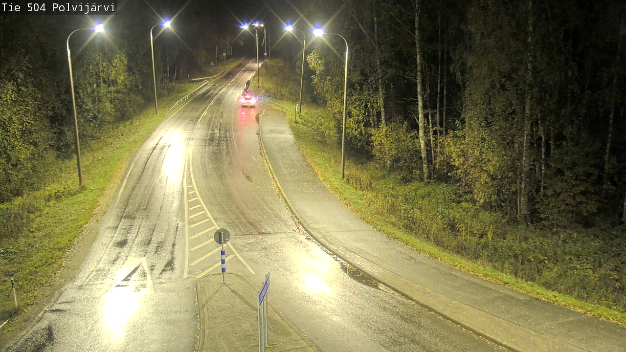 Kelikamerat Kuva Tie 504 Polvijärvi, Polvijärvi, Pohjois-Karjala