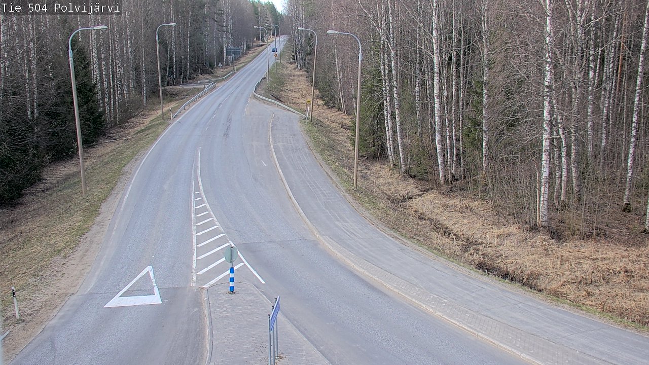 Weather Camera Image Road 504 Polvijärvi, Polvijärvi, Pohjois-Karjala