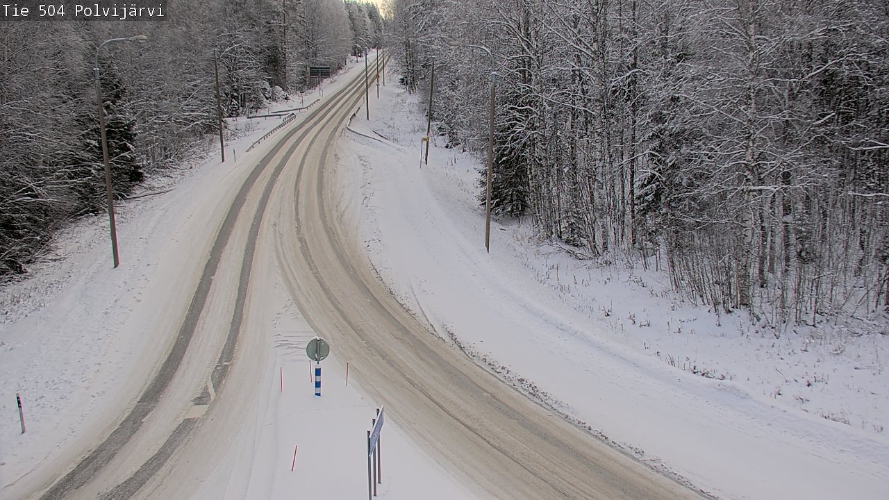 Weather Camera Image Road 504 Polvijärvi, Polvijärvi, Pohjois-Karjala
