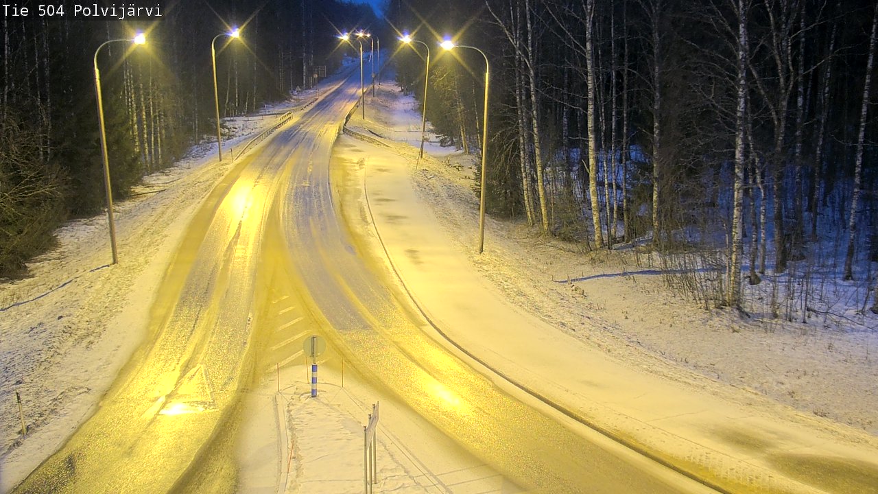 Kelikamerat Kuva Tie 504 Polvijärvi, Polvijärvi, Pohjois-Karjala