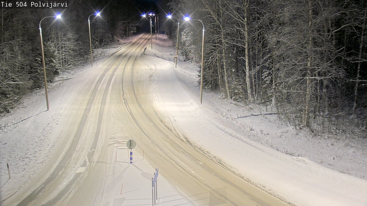 Kelikamerat Kuva Tie 504 Polvijärvi, Polvijärvi, Pohjois-Karjala