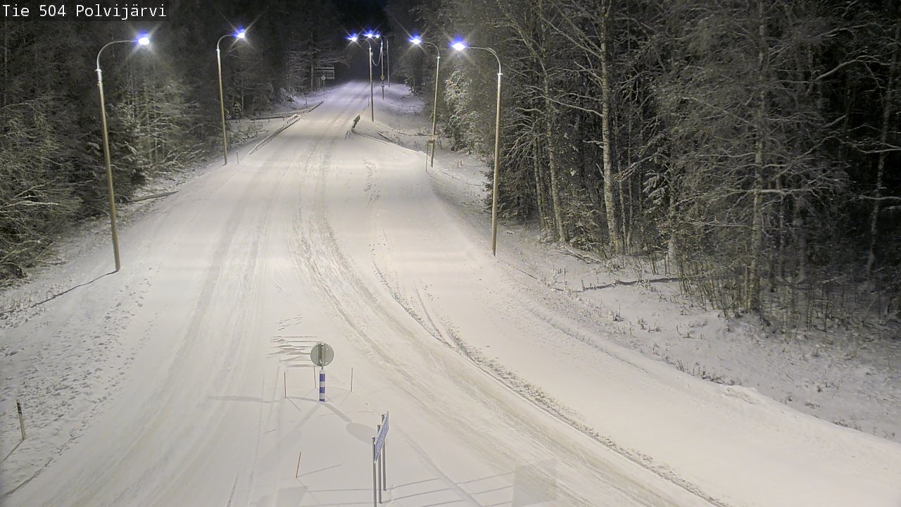 Kelikamerat Kuva Tie 504 Polvijärvi, Polvijärvi, Pohjois-Karjala