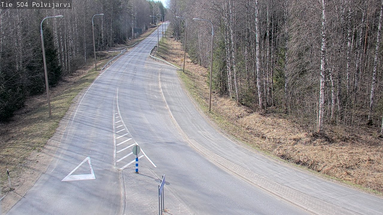 Weather Camera Image Road 504 Polvijärvi, Polvijärvi, Pohjois-Karjala
