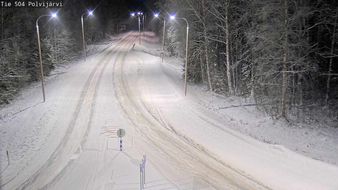 Kelikamerat Kuva Tie 504 Polvijärvi, Polvijärvi, Pohjois-Karjala