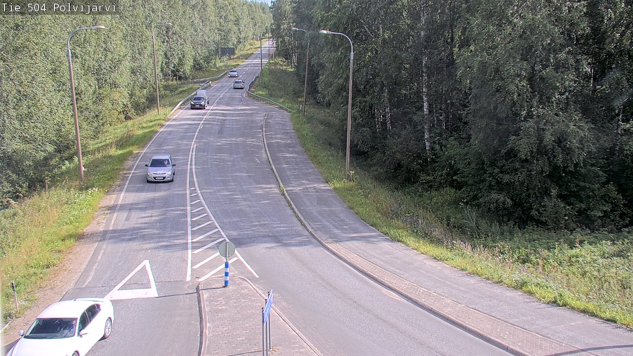 Kelikamerat Kuva Tie 504 Polvijärvi, Polvijärvi, Pohjois-Karjala
