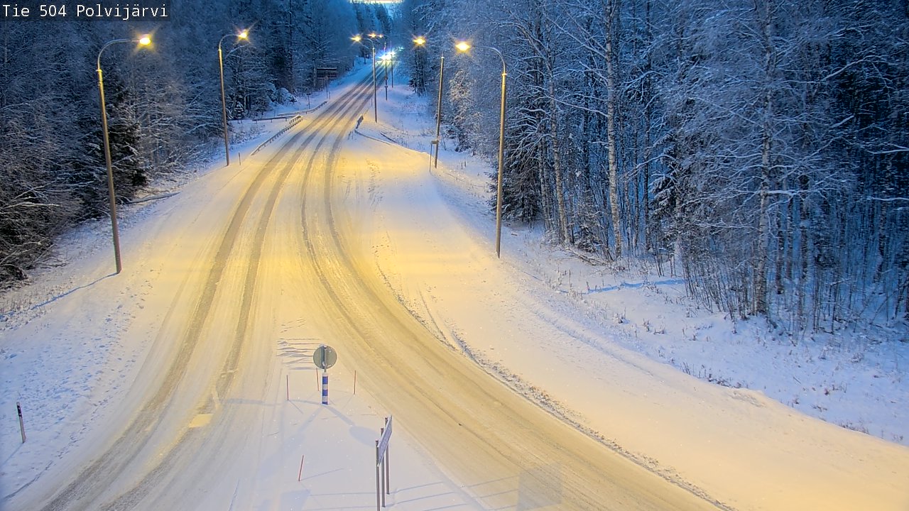 Kelikamerat Kuva Tie 504 Polvijärvi, Polvijärvi, Pohjois-Karjala