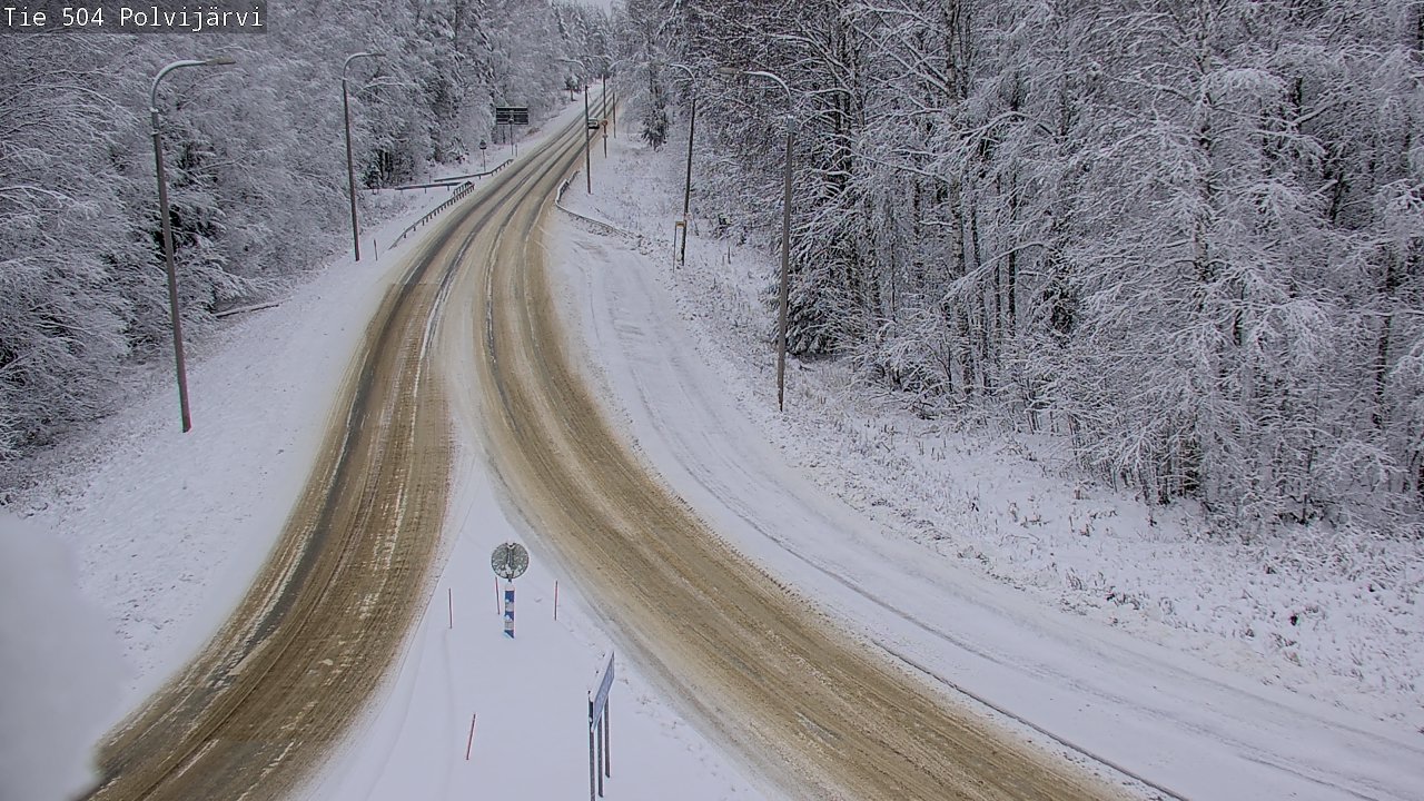 Kelikamerat Kuva Tie 504 Polvijärvi, Polvijärvi, Pohjois-Karjala