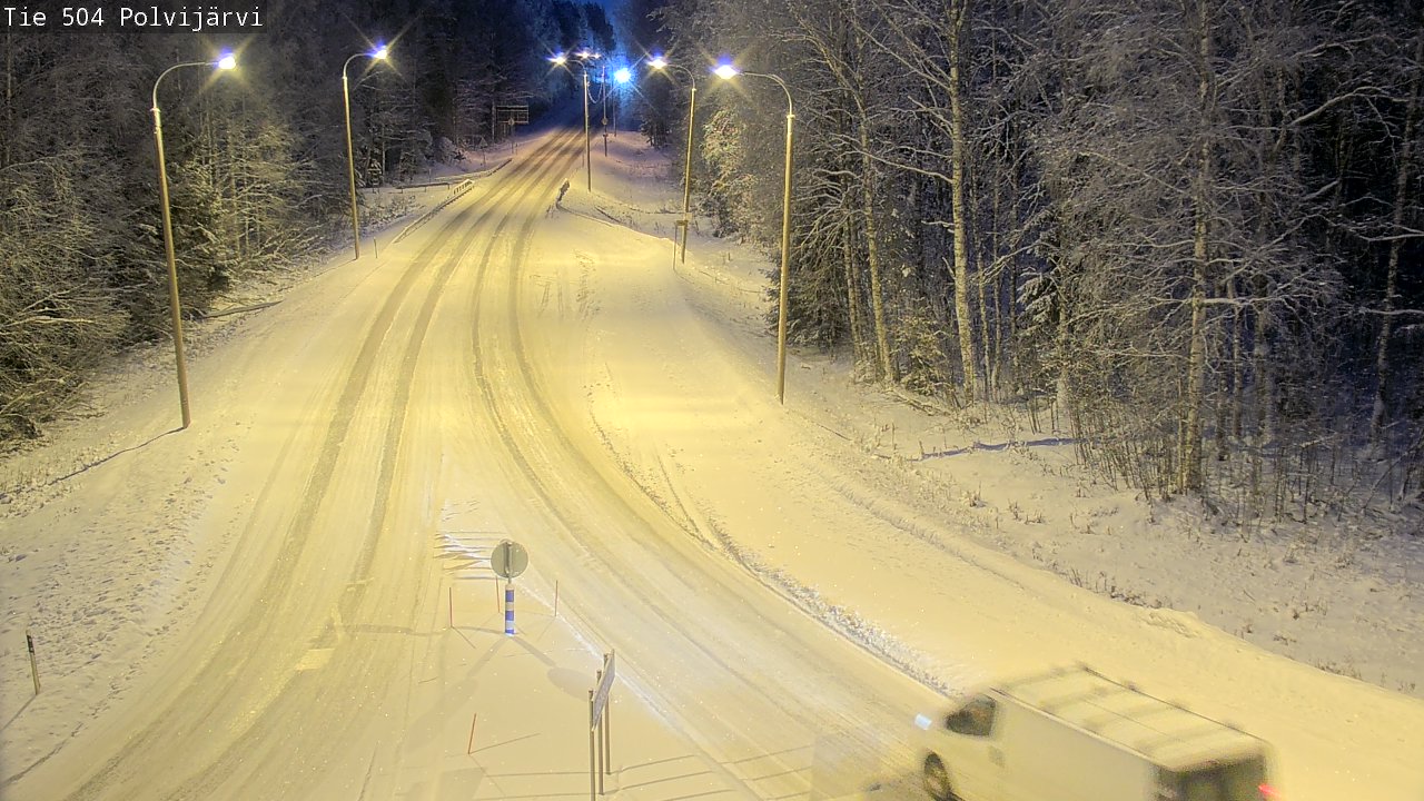 Kelikamerat Kuva Tie 504 Polvijärvi, Polvijärvi, Pohjois-Karjala