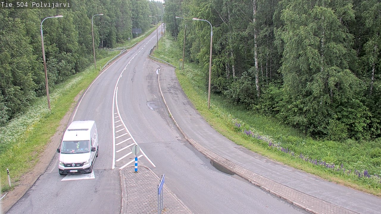 Weather Camera Image Road 504 Polvijärvi, Polvijärvi, Pohjois-Karjala