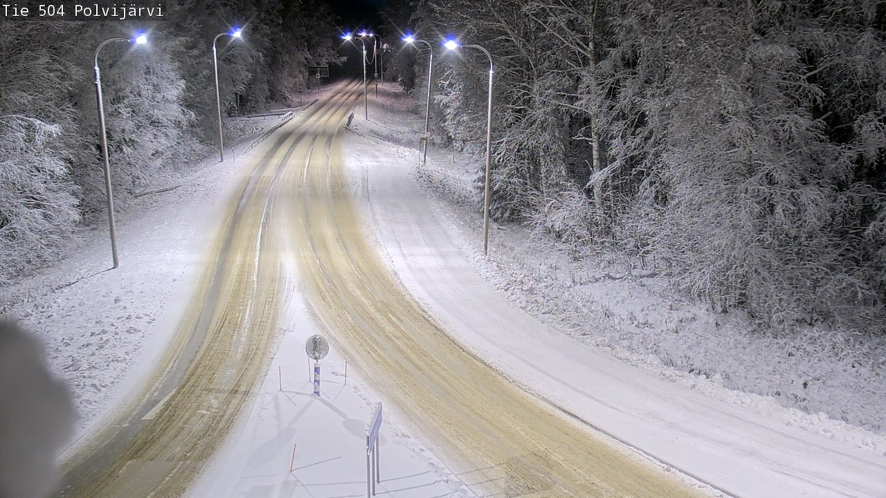 Kelikamerat Kuva Tie 504 Polvijärvi, Polvijärvi, Pohjois-Karjala