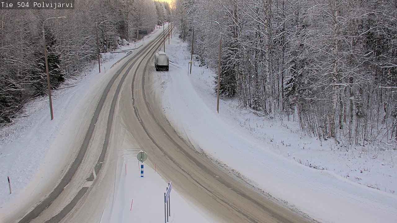Kelikamerat Kuva Tie 504 Polvijärvi, Polvijärvi, Pohjois-Karjala