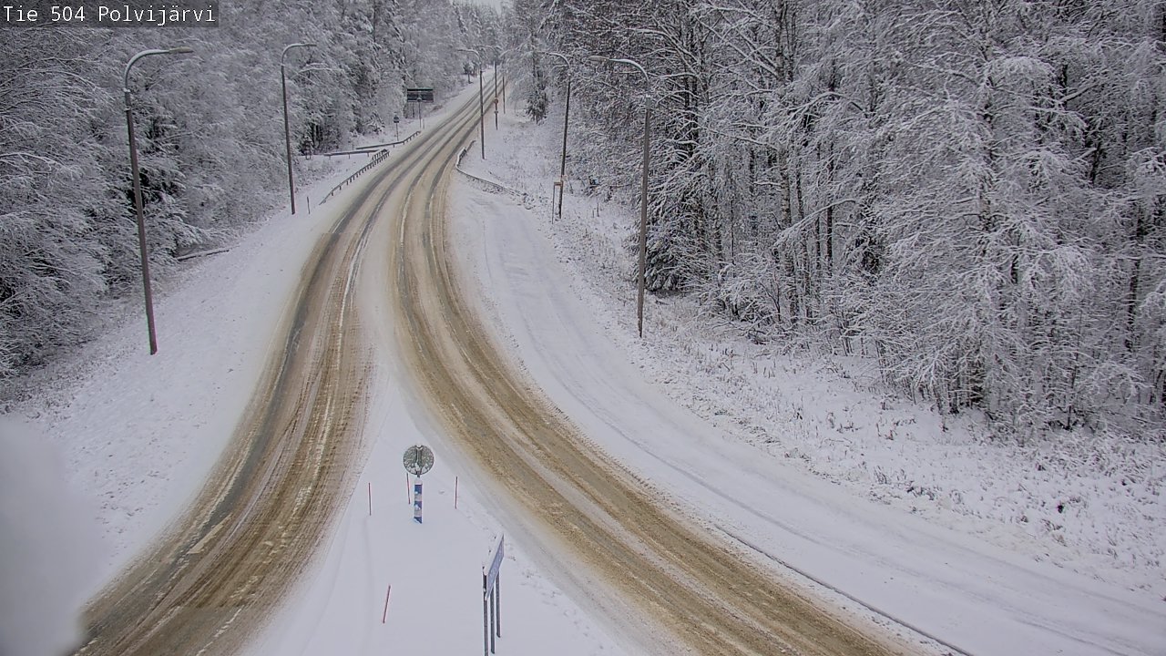 Kelikamerat Kuva Tie 504 Polvijärvi, Polvijärvi, Pohjois-Karjala