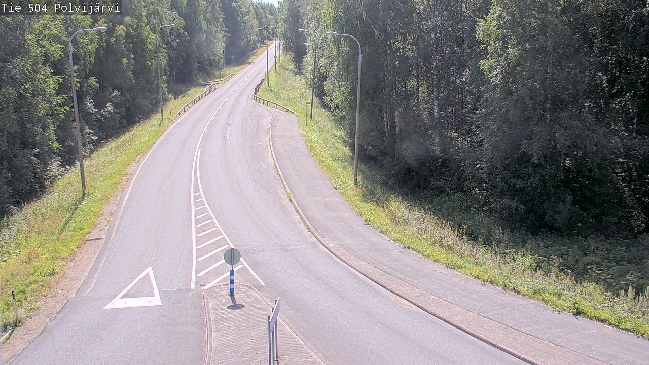 Kelikamerat Kuva Tie 504 Polvijärvi, Polvijärvi, Pohjois-Karjala