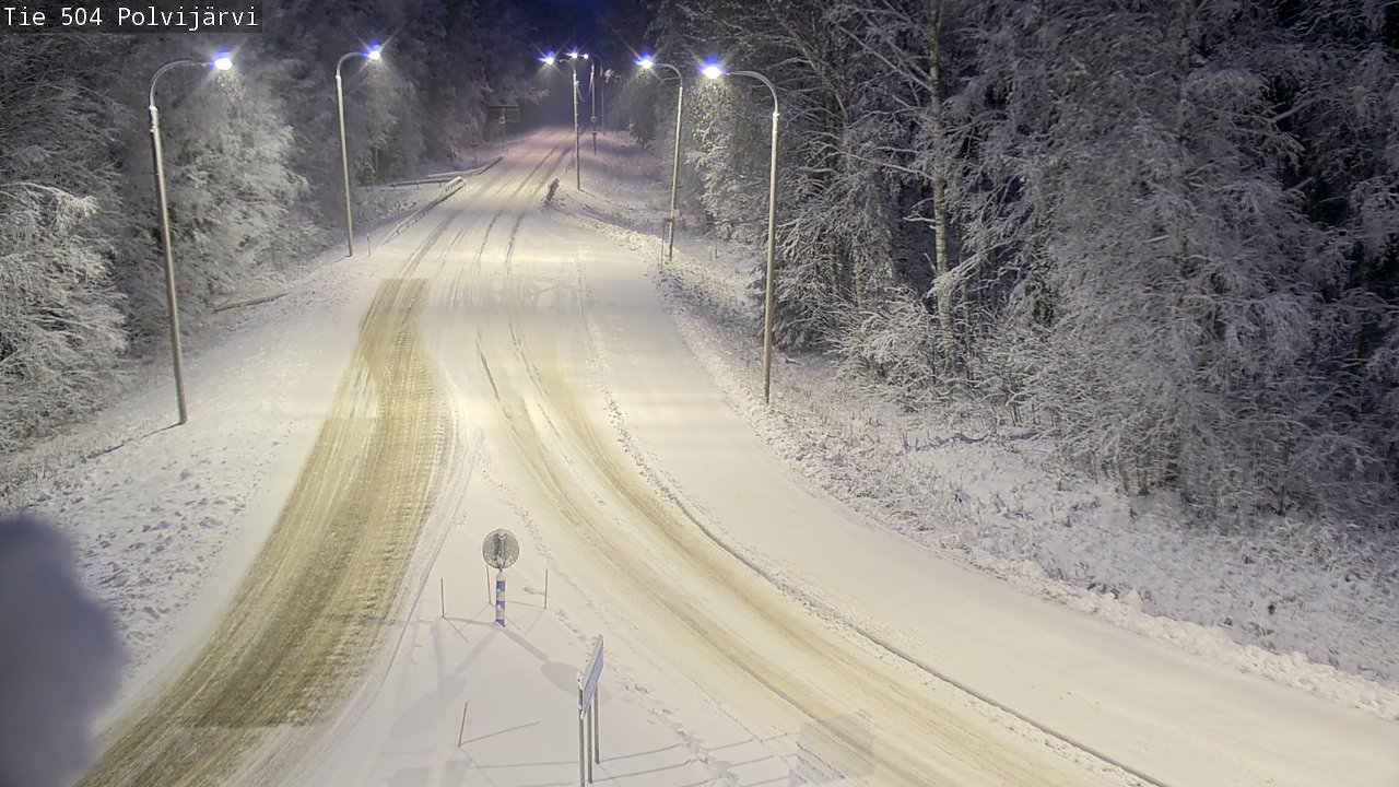 Kelikamerat Kuva Tie 504 Polvijärvi, Polvijärvi, Pohjois-Karjala