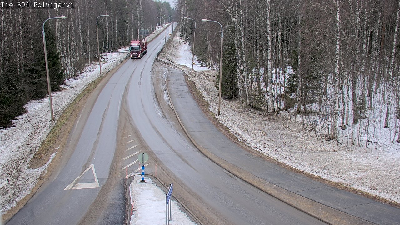 Kelikamerat Kuva Tie 504 Polvijärvi, Polvijärvi, Pohjois-Karjala