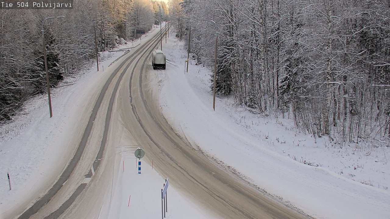 Kelikamerat Kuva Tie 504 Polvijärvi, Polvijärvi, Pohjois-Karjala