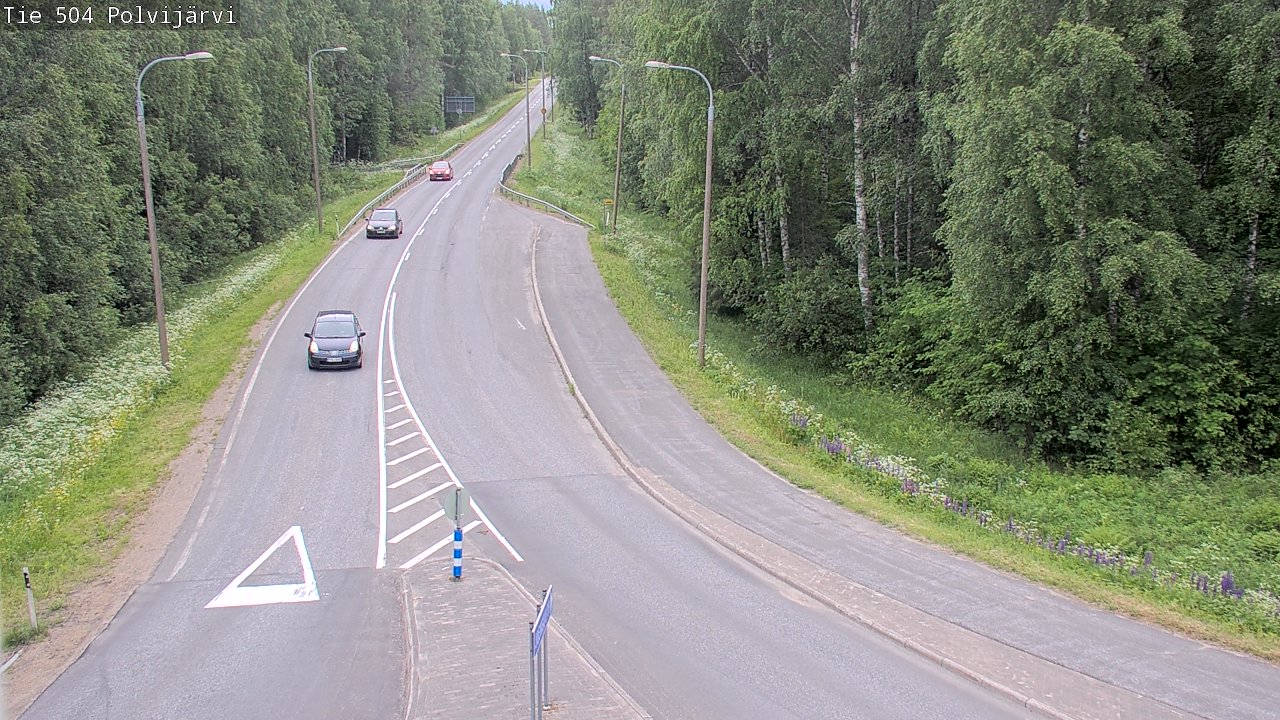 Kelikamerat Kuva Tie 504 Polvijärvi, Polvijärvi, Pohjois-Karjala
