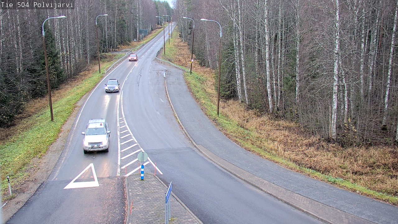 Kelikamerat Kuva Tie 504 Polvijärvi, Polvijärvi, Pohjois-Karjala