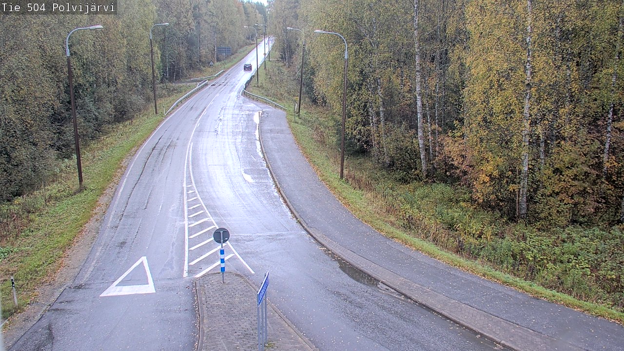 Kelikamerat Kuva Tie 504 Polvijärvi, Polvijärvi, Pohjois-Karjala