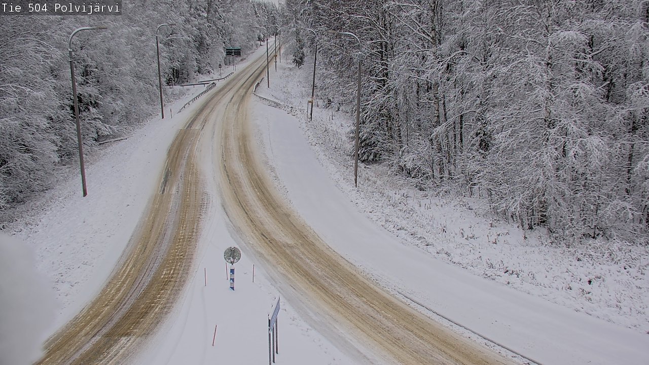 Kelikamerat Kuva Tie 504 Polvijärvi, Polvijärvi, Pohjois-Karjala