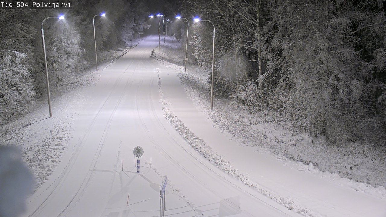 Kelikamerat Kuva Tie 504 Polvijärvi, Polvijärvi, Pohjois-Karjala
