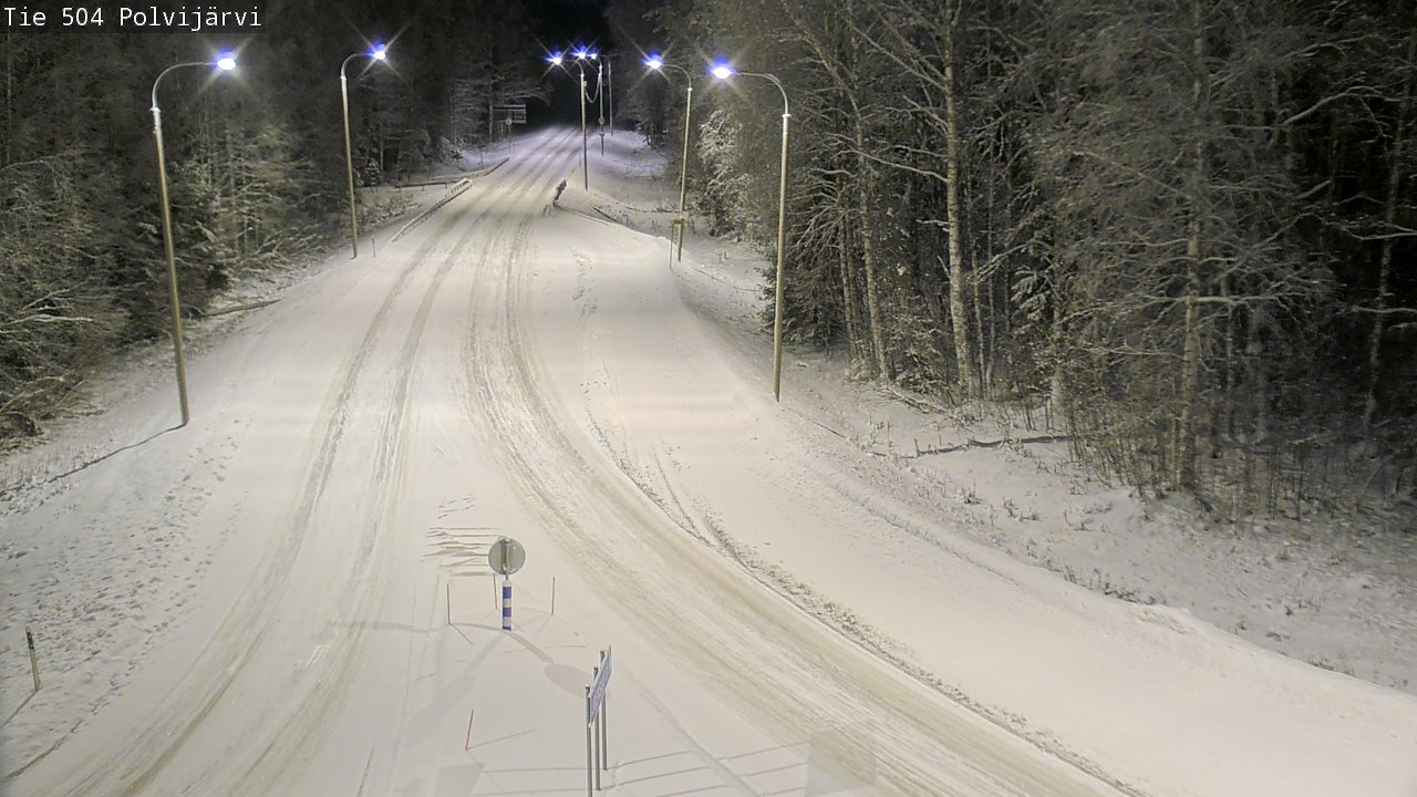 Kelikamerat Kuva Tie 504 Polvijärvi, Polvijärvi, Pohjois-Karjala