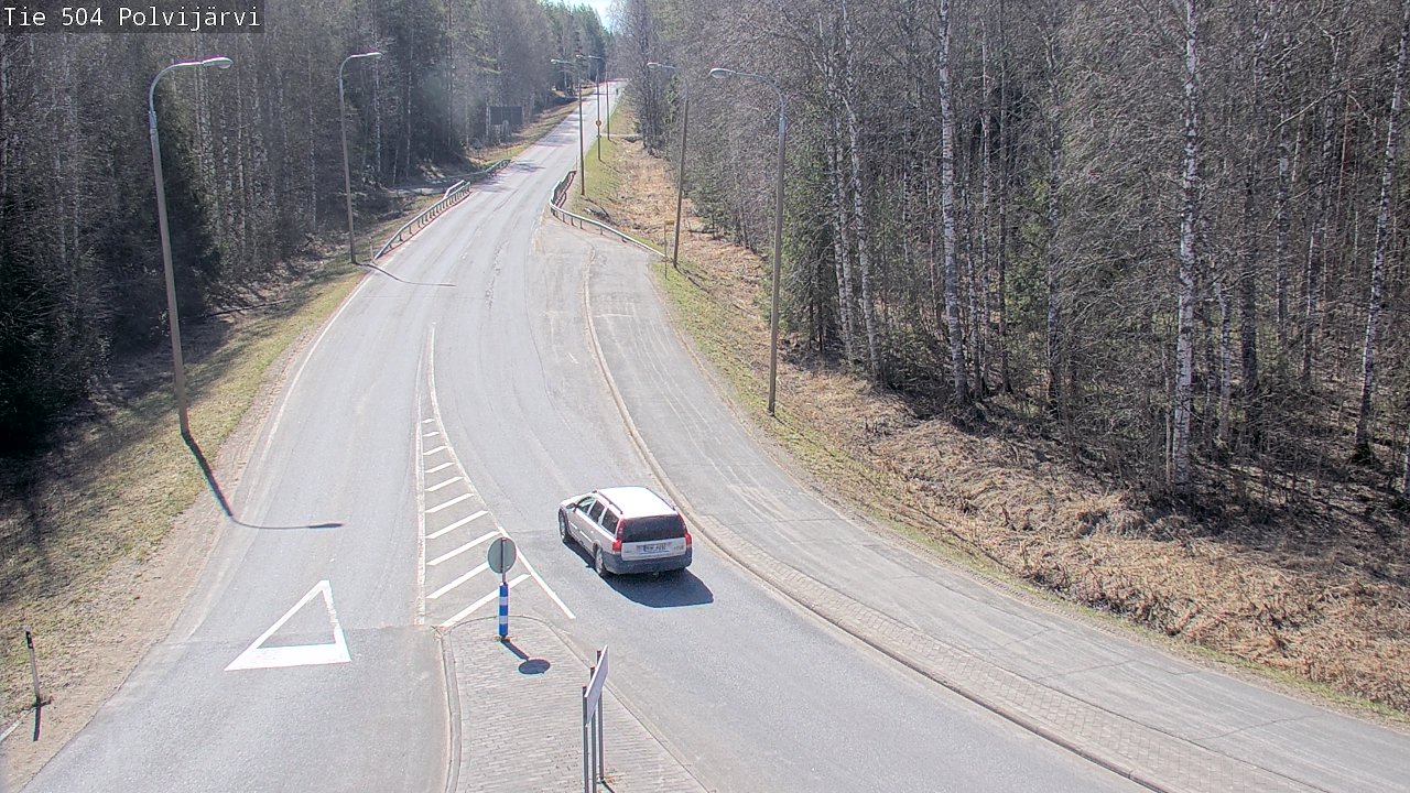 Weather Camera Image Road 504 Polvijärvi, Polvijärvi, Pohjois-Karjala