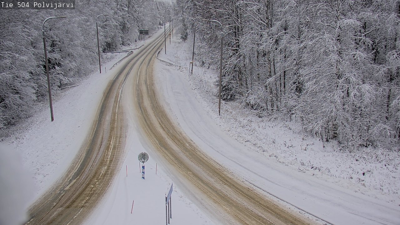 Kelikamerat Kuva Tie 504 Polvijärvi, Polvijärvi, Pohjois-Karjala