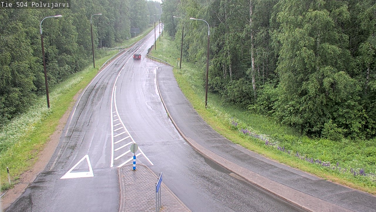 Kelikamerat Kuva Tie 504 Polvijärvi, Polvijärvi, Pohjois-Karjala