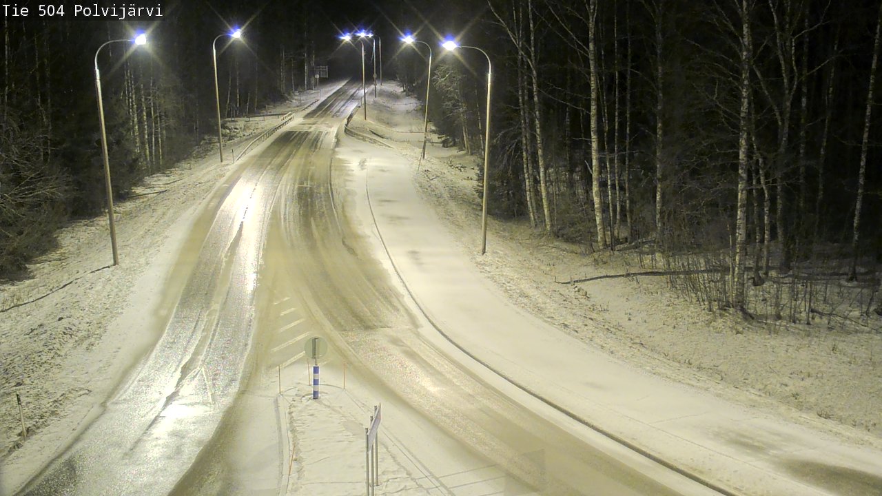 Kelikamerat Kuva Tie 504 Polvijärvi, Polvijärvi, Pohjois-Karjala