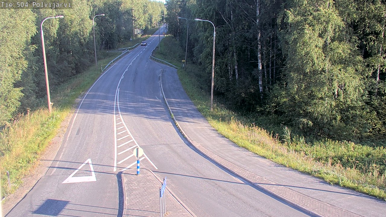 Kelikamerat Kuva Tie 504 Polvijärvi, Polvijärvi, Pohjois-Karjala