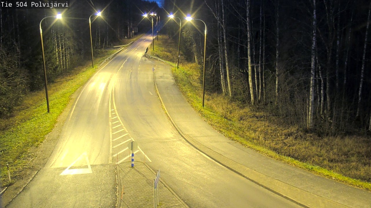 Kelikamerat Kuva Tie 504 Polvijärvi, Polvijärvi, Pohjois-Karjala