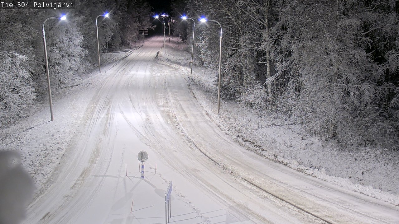 Kelikamerat Kuva Tie 504 Polvijärvi, Polvijärvi, Pohjois-Karjala