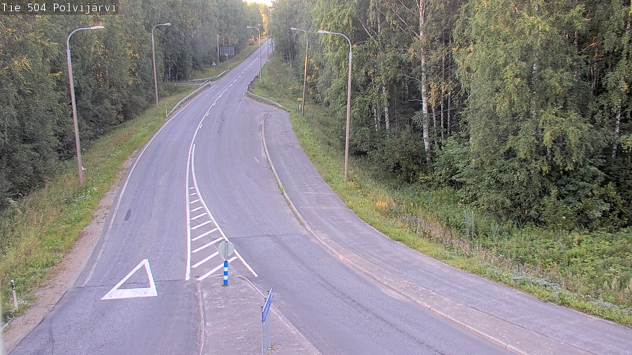 Weather Camera Image Road 504 Polvijärvi, Polvijärvi, Pohjois-Karjala