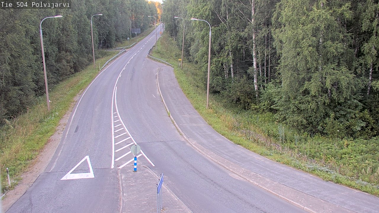 Kelikamerat Kuva Tie 504 Polvijärvi, Polvijärvi, Pohjois-Karjala