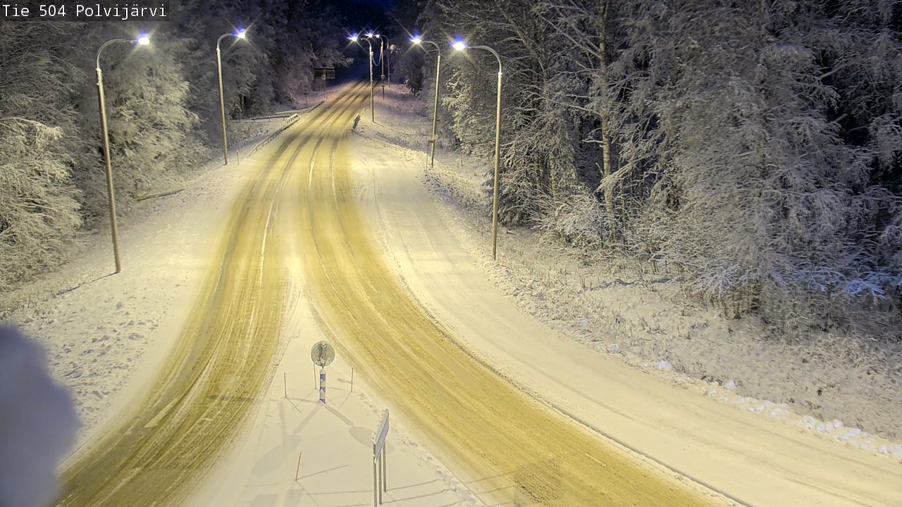 Kelikamerat Kuva Tie 504 Polvijärvi, Polvijärvi, Pohjois-Karjala
