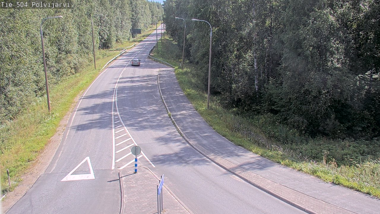 Kelikamerat Kuva Tie 504 Polvijärvi, Polvijärvi, Pohjois-Karjala