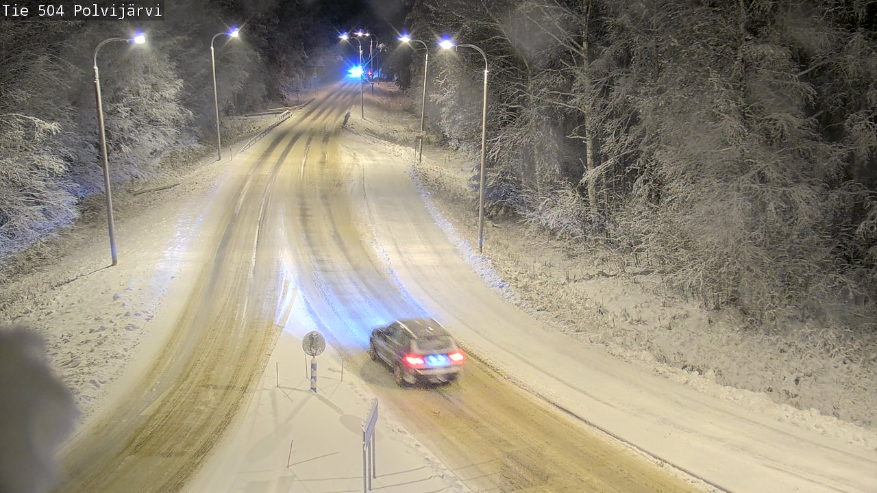 Kelikamerat Kuva Tie 504 Polvijärvi, Polvijärvi, Pohjois-Karjala