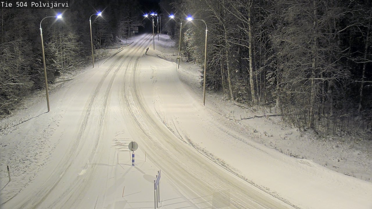 Kelikamerat Kuva Tie 504 Polvijärvi, Polvijärvi, Pohjois-Karjala