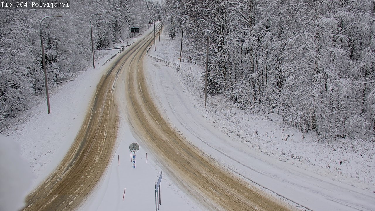 Kelikamerat Kuva Tie 504 Polvijärvi, Polvijärvi, Pohjois-Karjala