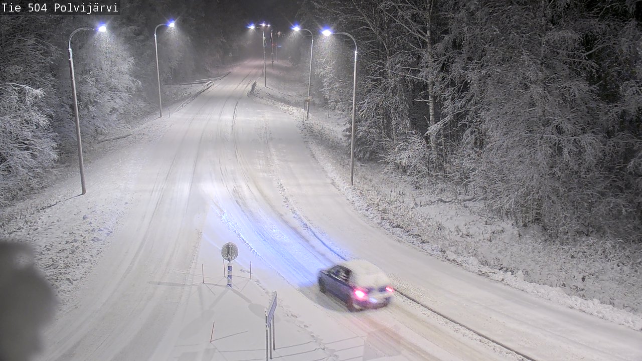 Kelikamerat Kuva Tie 504 Polvijärvi, Polvijärvi, Pohjois-Karjala