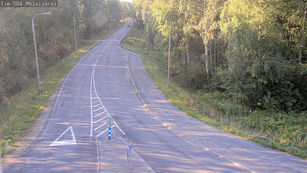 Weather Camera Image Road 504 Polvijärvi, Polvijärvi, Pohjois-Karjala