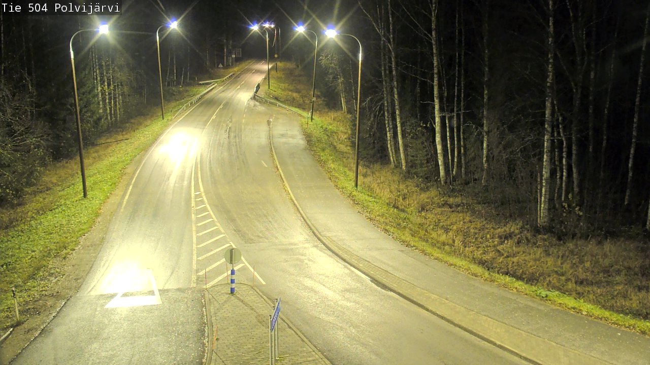 Kelikamerat Kuva Tie 504 Polvijärvi, Polvijärvi, Pohjois-Karjala