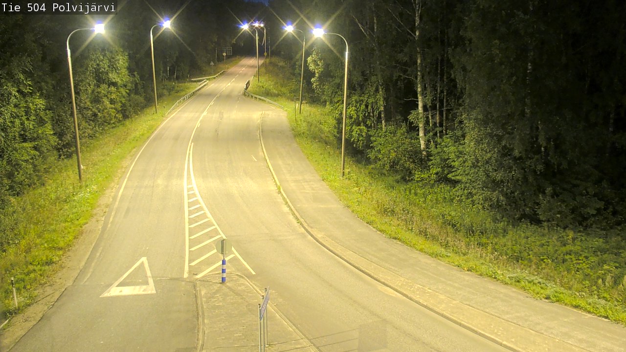 Kelikamerat Kuva Tie 504 Polvijärvi, Polvijärvi, Pohjois-Karjala