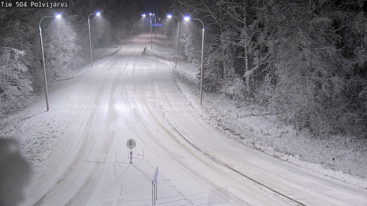 Kelikamerat Kuva Tie 504 Polvijärvi, Polvijärvi, Pohjois-Karjala