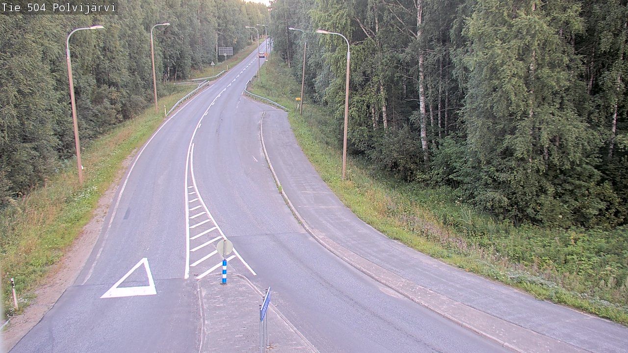 Kelikamerat Kuva Tie 504 Polvijärvi, Polvijärvi, Pohjois-Karjala